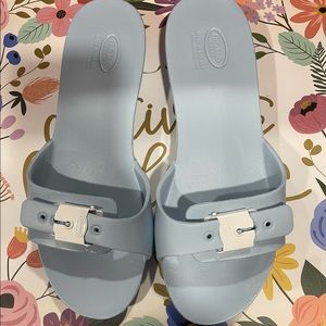 American Lifestyle Dr.Scholl’s Shoes Sandals, Light Blue Size 10.